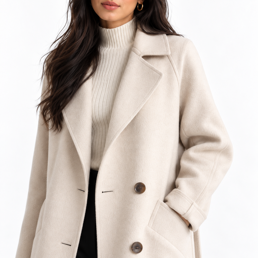 Manteau Long Portefeuille Chic
