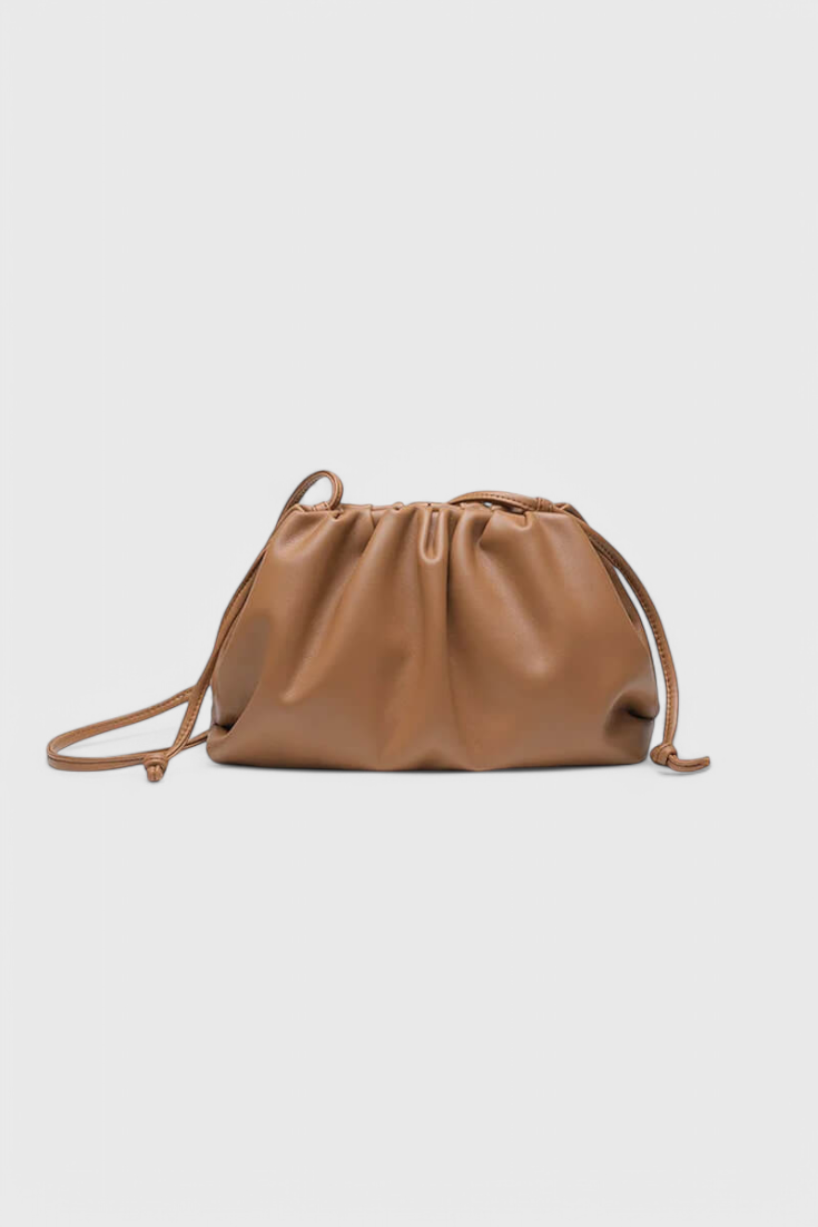 Sac Bourse Froncé Élégant – Caqui