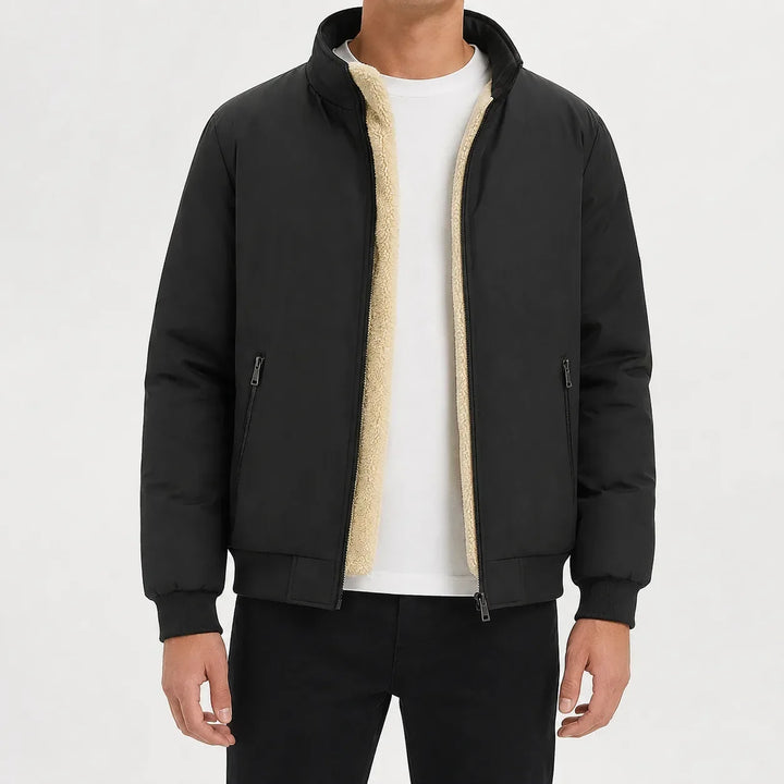 Veste Homme à Doublure Chaude – Noir