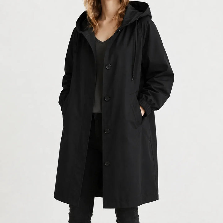 Veste Légère à Capuche – Noir