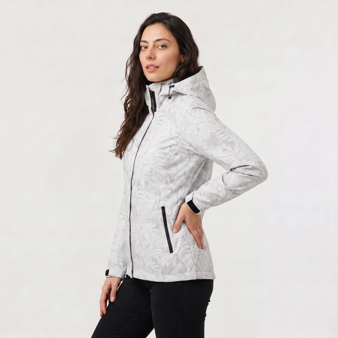 Veste Légère à Imprimé Végétal
