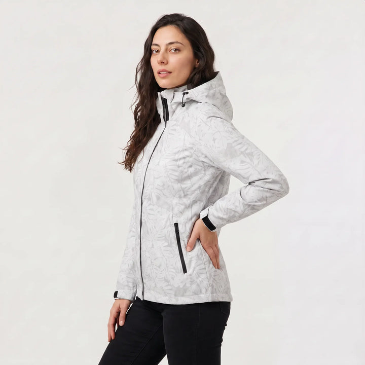 Veste Légère à Imprimé Végétal