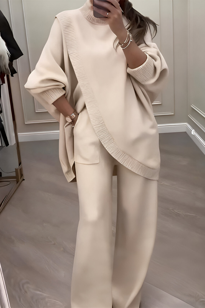 Ensemble Coordonné Élégant – Beige