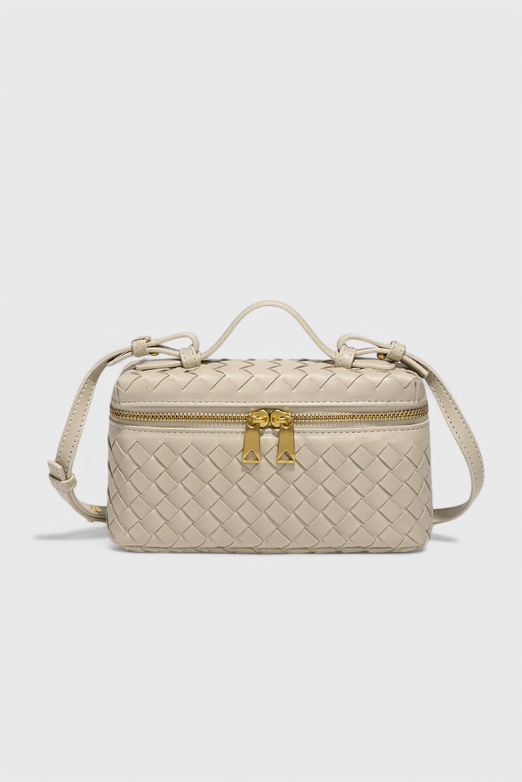Sac Tressé Style Vanity – Beige