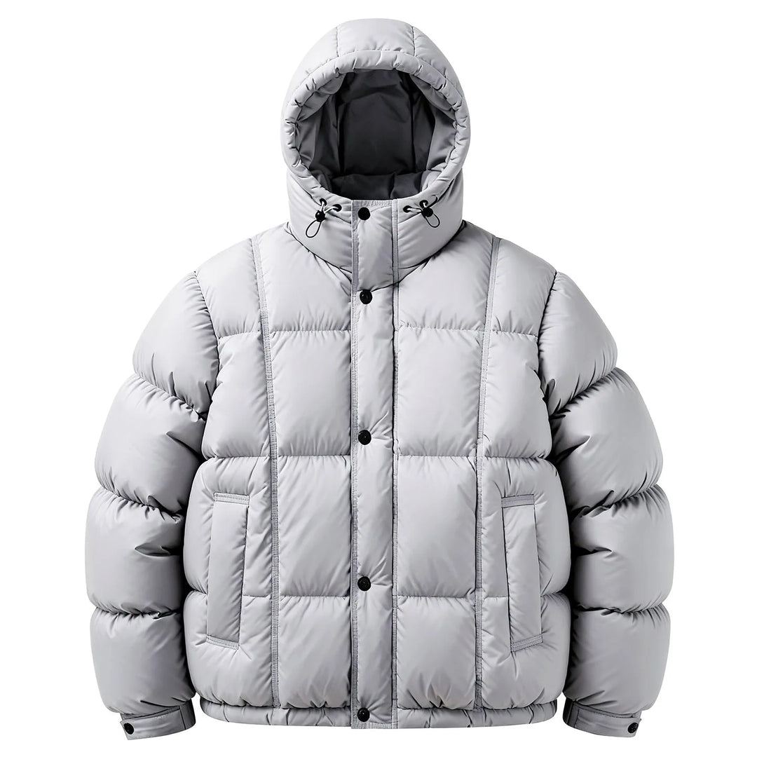 Veste Bouffante à Capuche – Beige