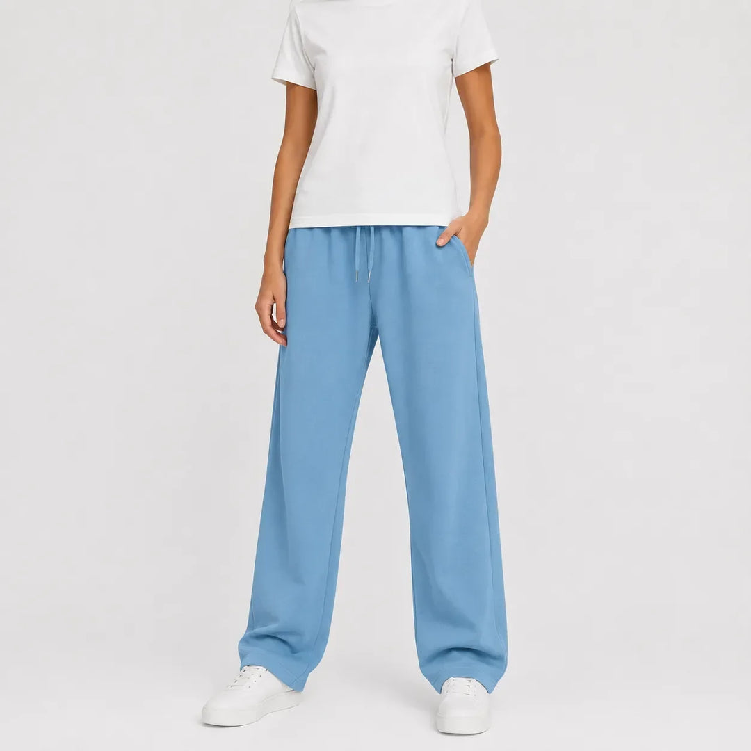 Pantalon de Détente Confortable – Bleu