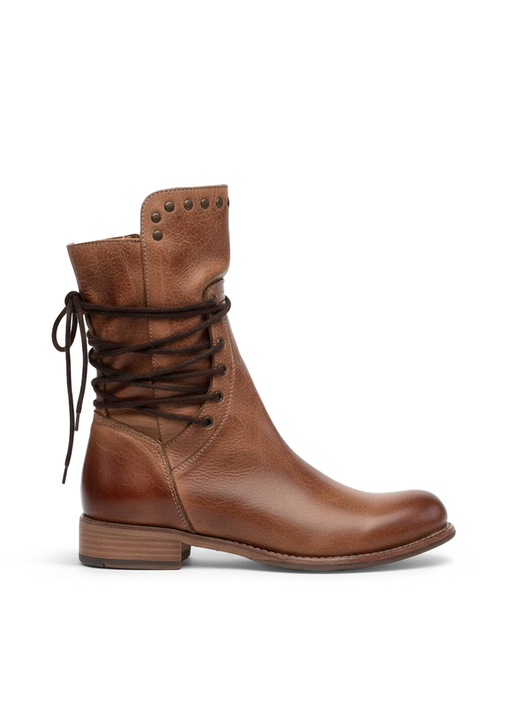 Bottes Mi-Mollet à Laçage Arrière