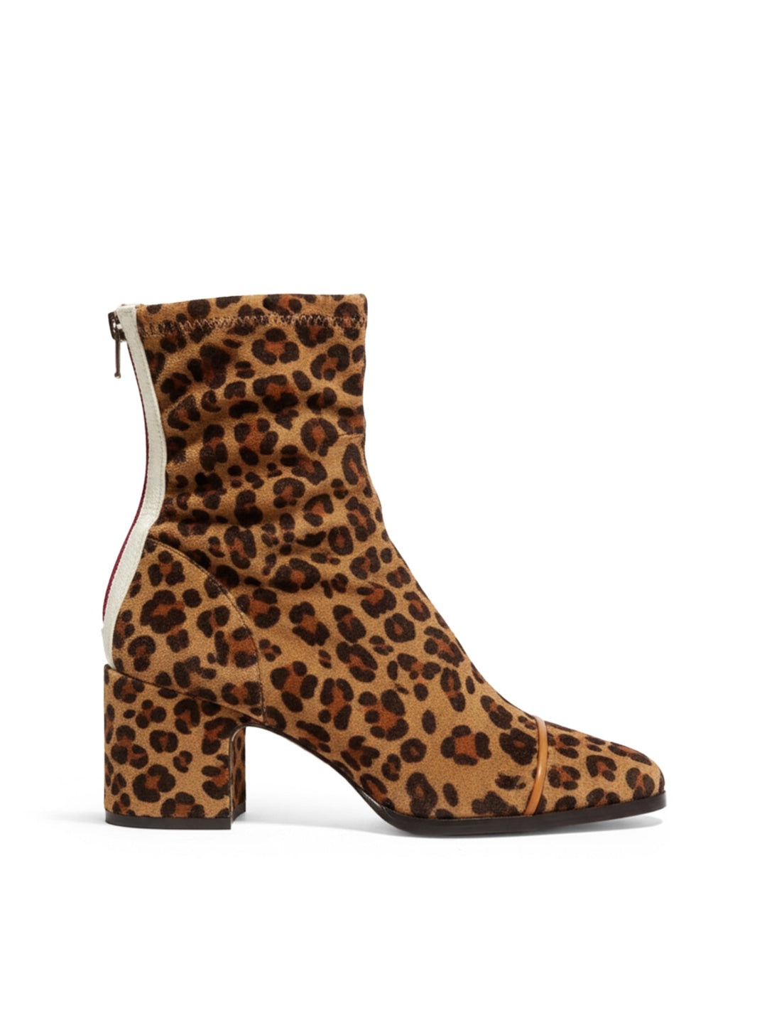 Bottines Ajustées à Bout Carré