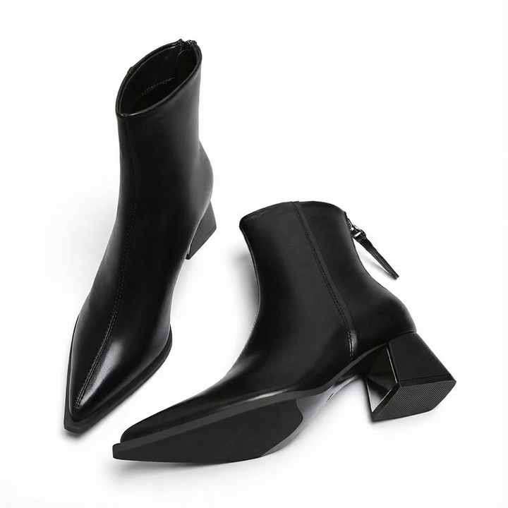 Bottines Chics à Talon Sculptural