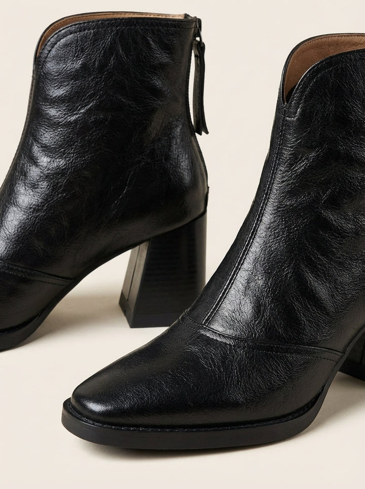 Bottines Élégantes à Talon Stable