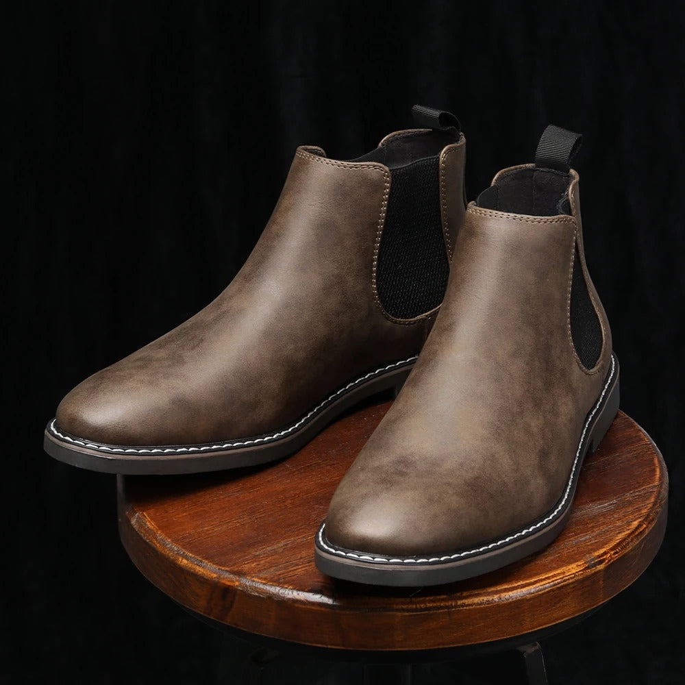 Bottines Plates à Panneau Latéral
