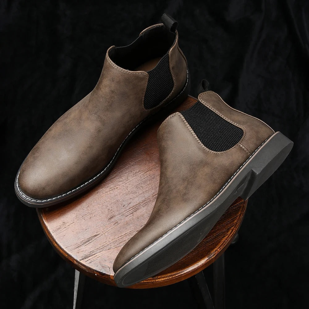 Bottines Plates à Panneau Latéral