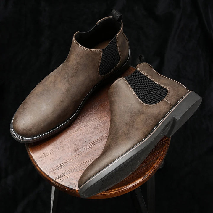Bottines Plates à Panneau Latéral