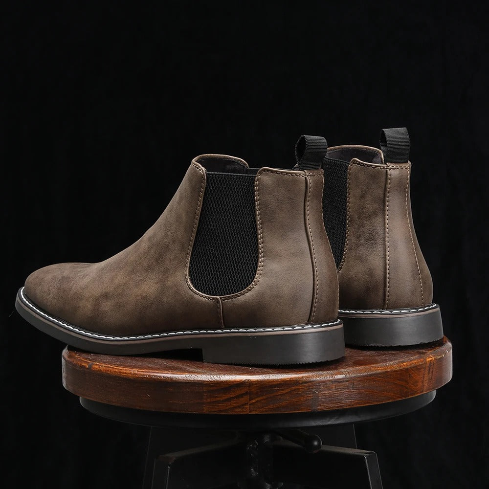 Bottines Plates à Panneau Latéral