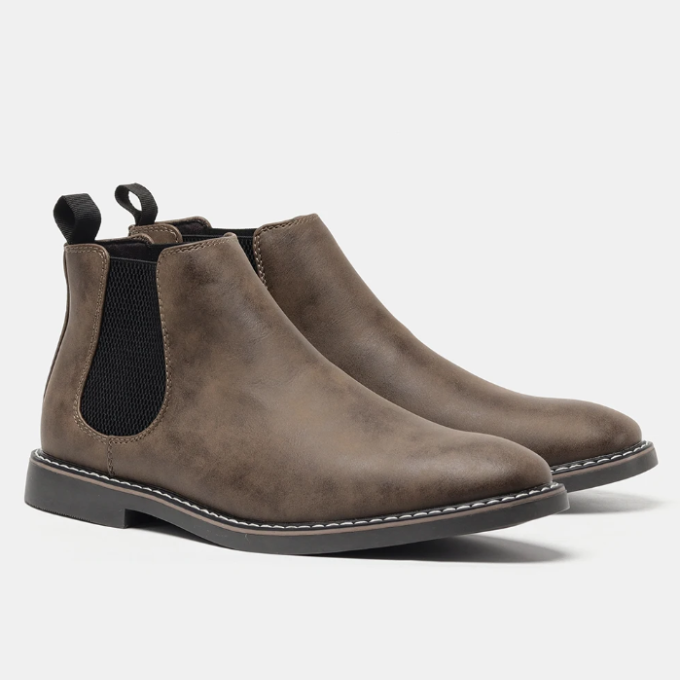 Bottines Plates à Panneau Latéral