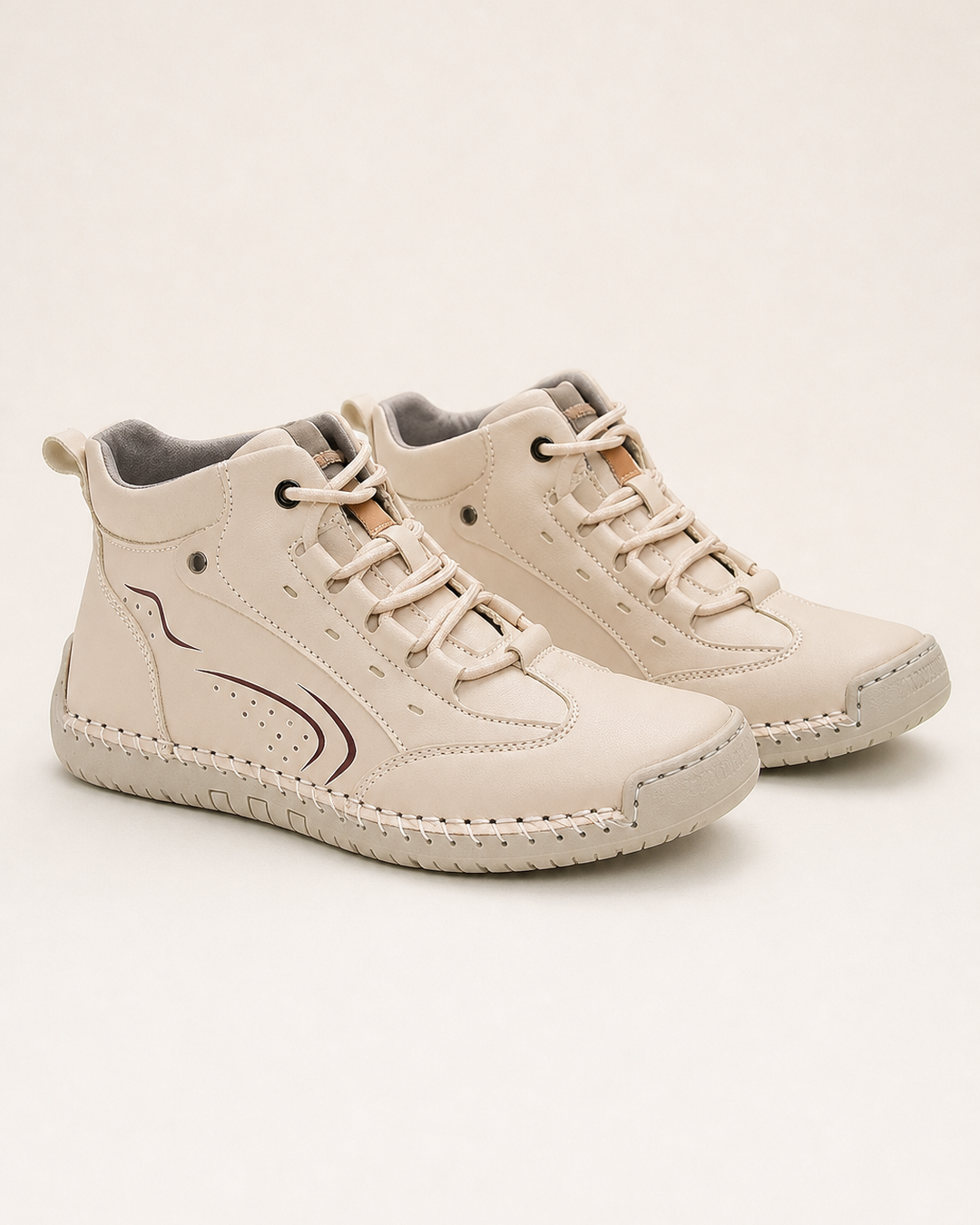 Bottines Plates et Confortables – Beige