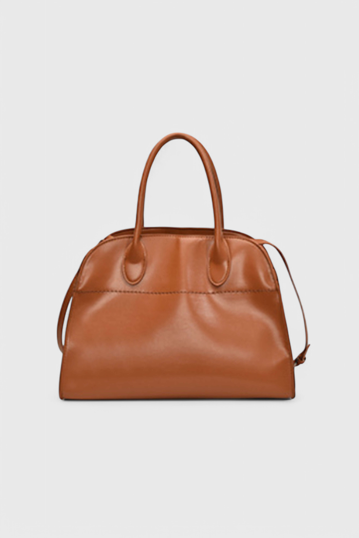 Sac Cabas au Design Minimaliste – Brillante Marron