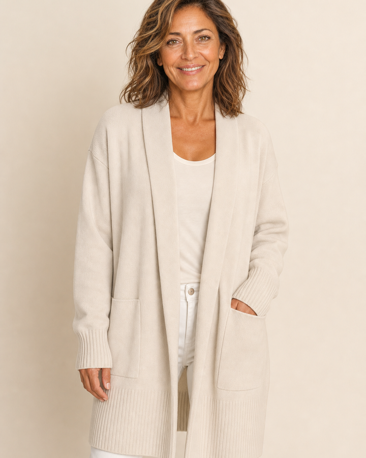 Cardigan long et douillet