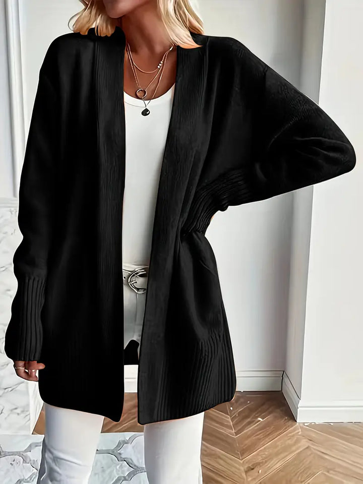 Cardigan long et douillet – Noir