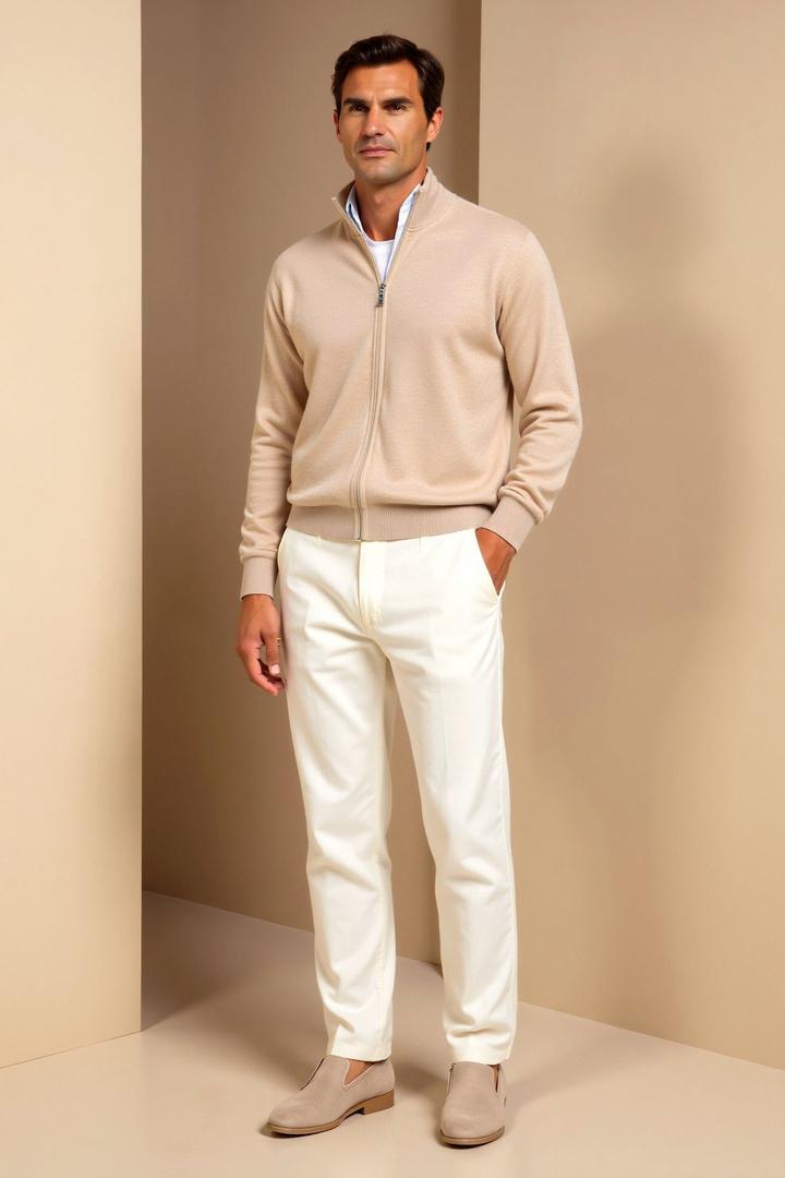 Cardigan Zippé Style Épuré
