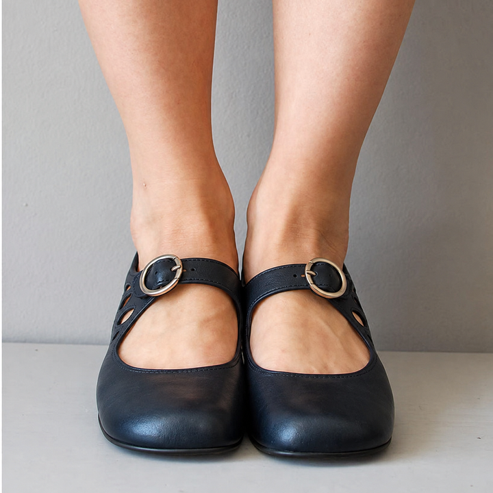 Chaussures à Bride et Talon Bas