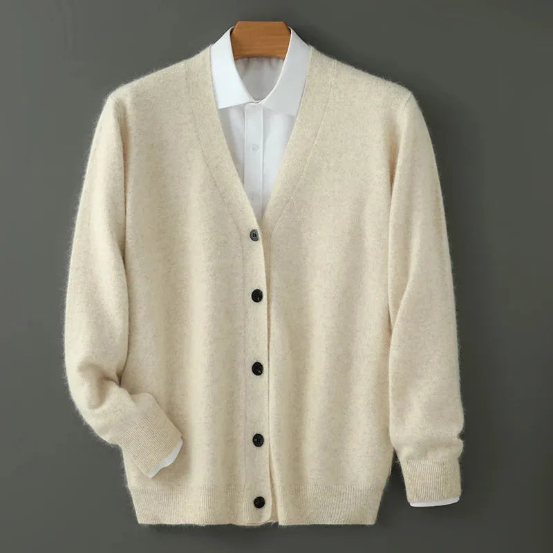 Cardigan Homme Col V Élégant
