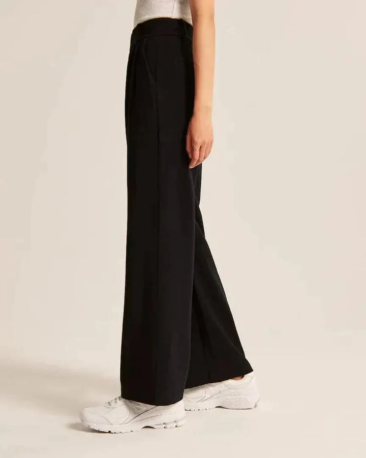 Pantalon Élégant à Jambes Larges