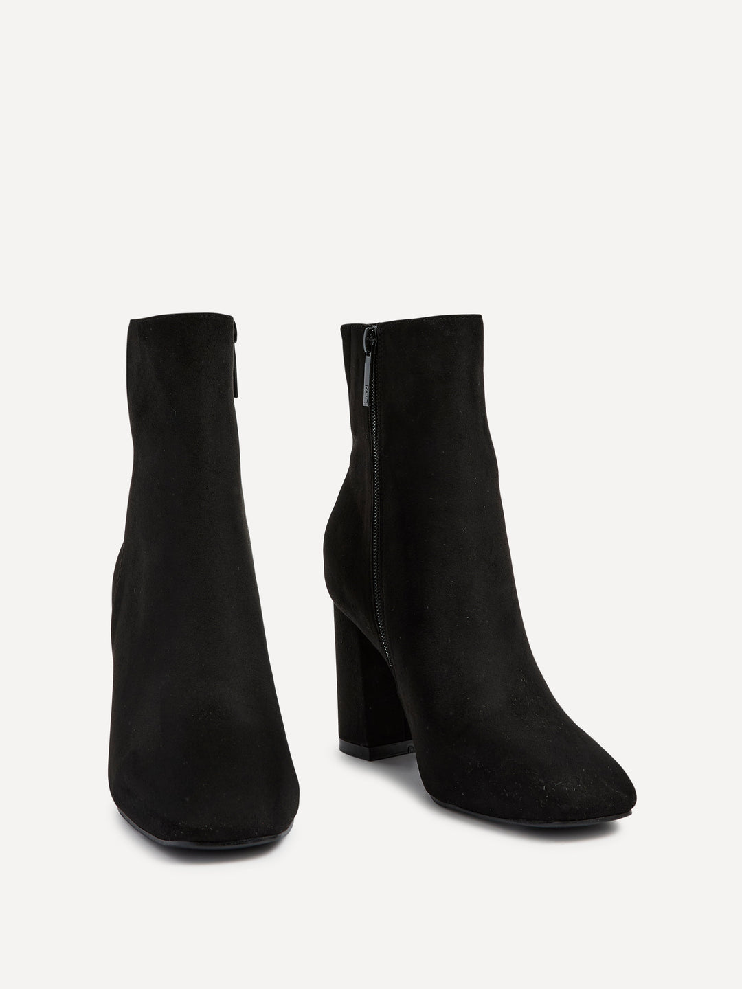 Bottines Noires à Bout Pointu – Noir