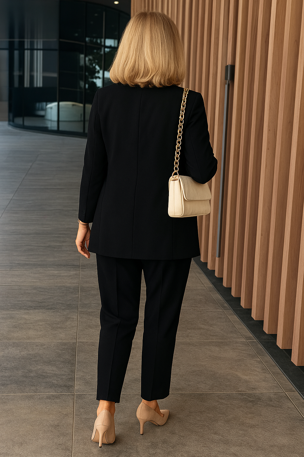 Ensemble Tailleur Coupe Droite