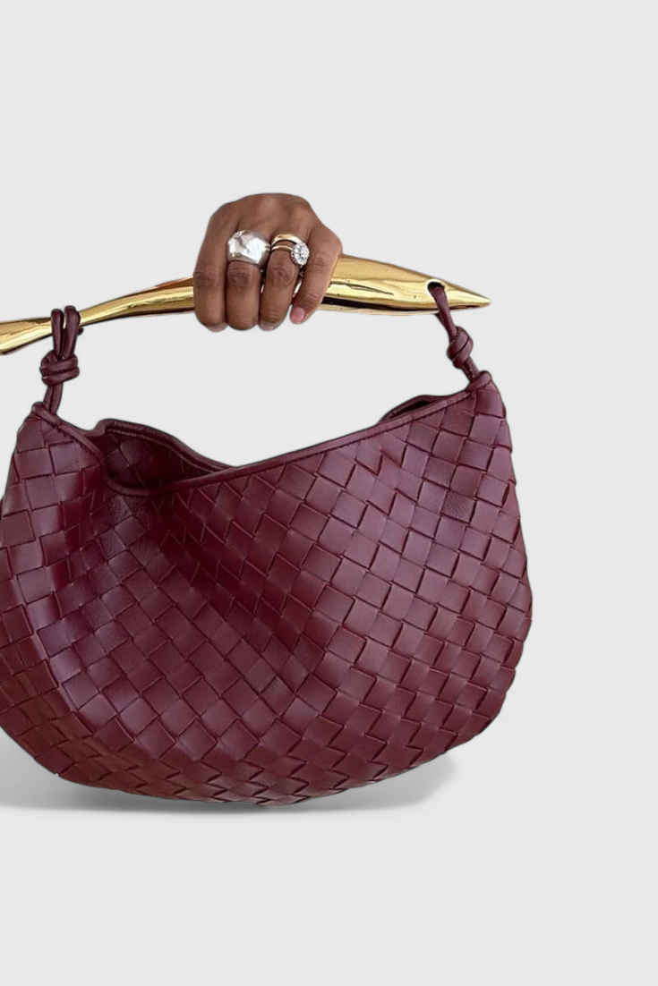 Sac Tressé à Anse Sculpturale