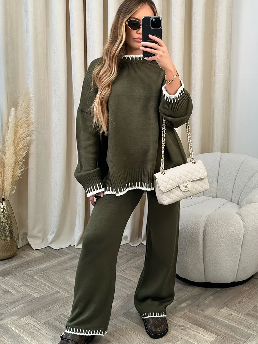 Ensemble Coordonné Bicolore – Vert