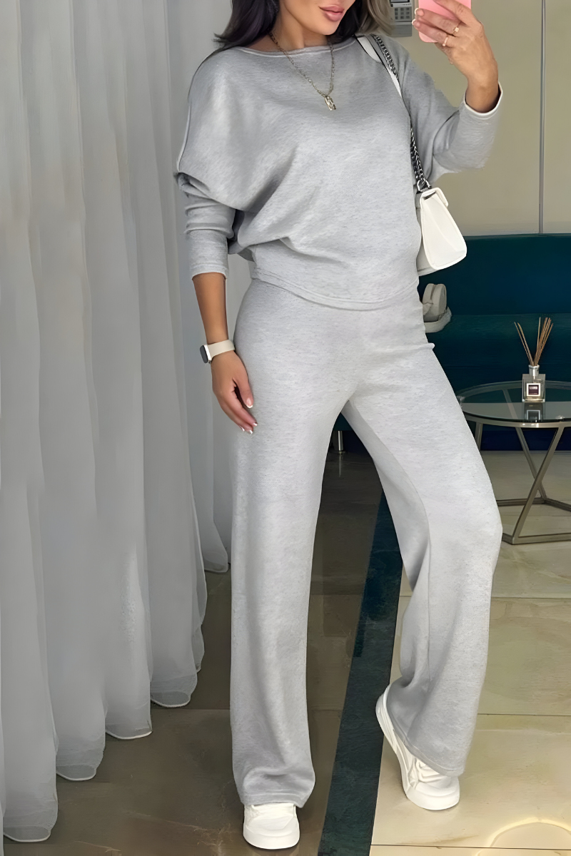 Ensemble Décontracté Chic – Gris