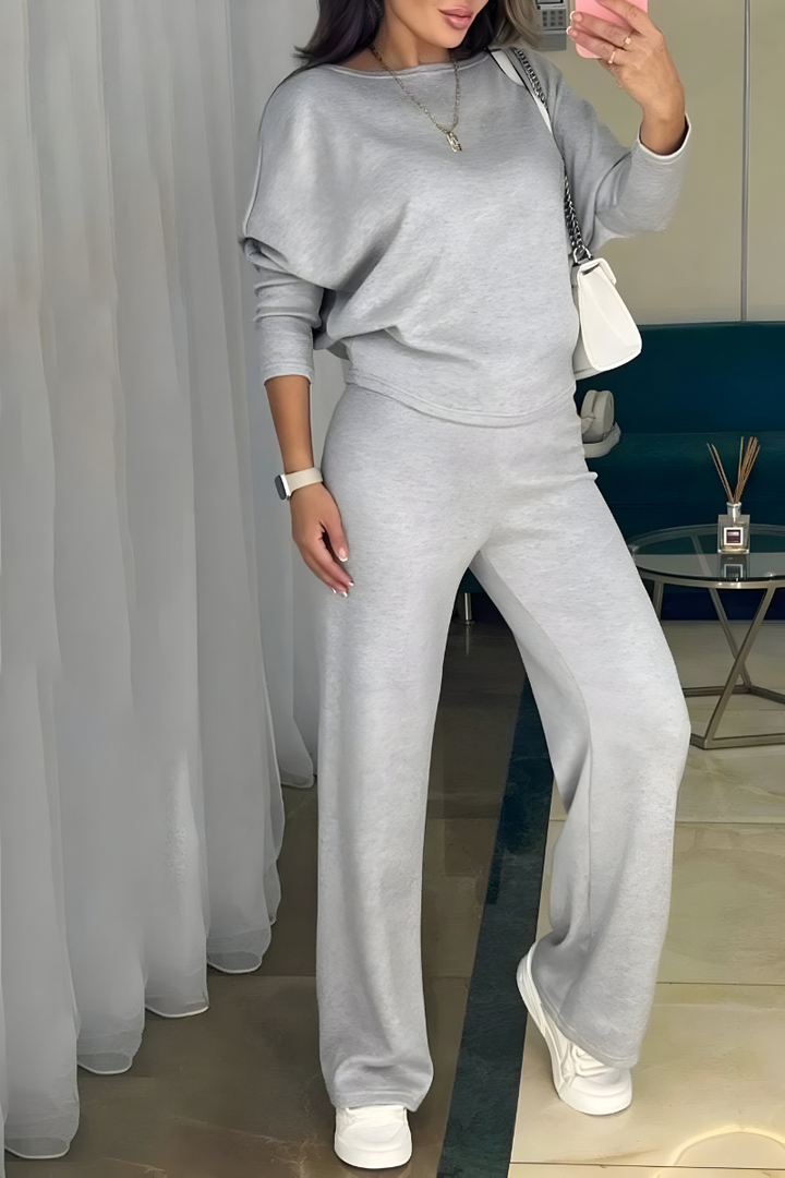 Ensemble Décontracté Chic – Gris