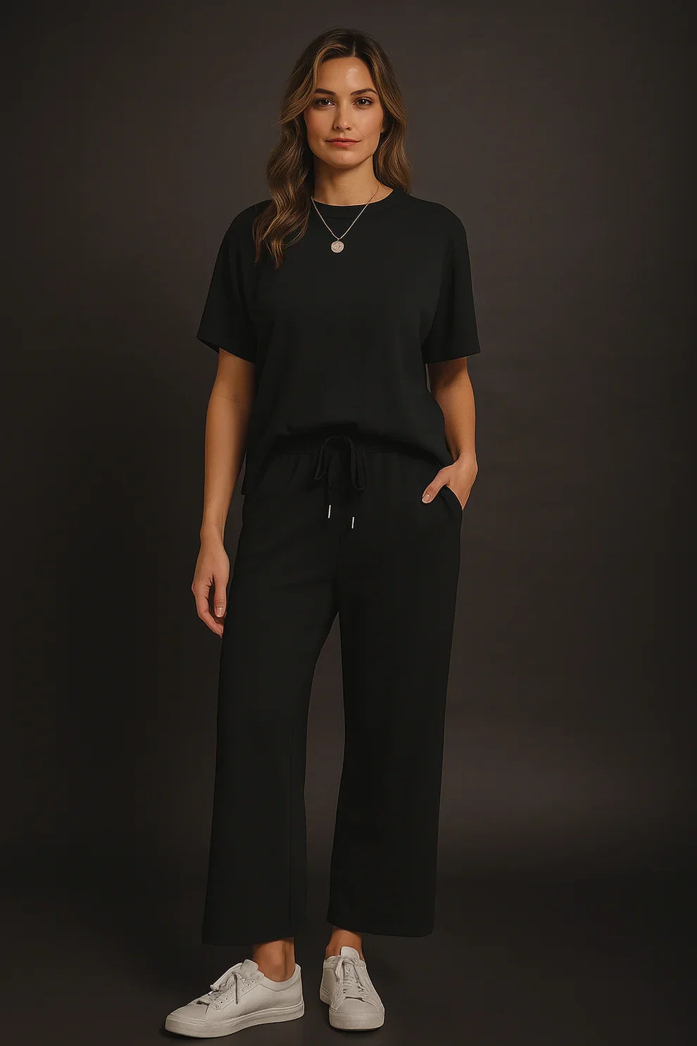 Ensemble Deux Pièces Essentiel – Noir