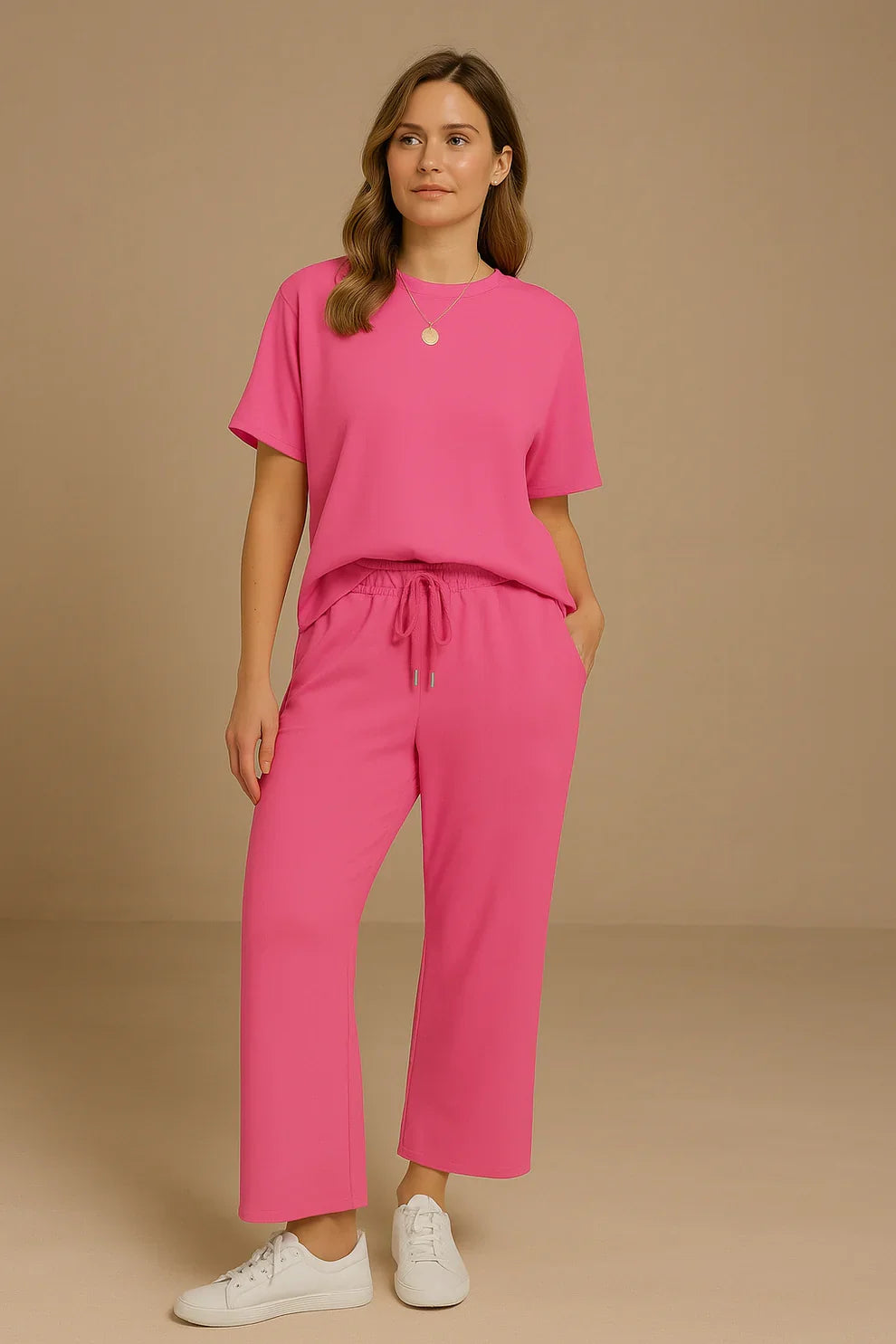 Ensemble Deux Pièces Essentiel – Rose