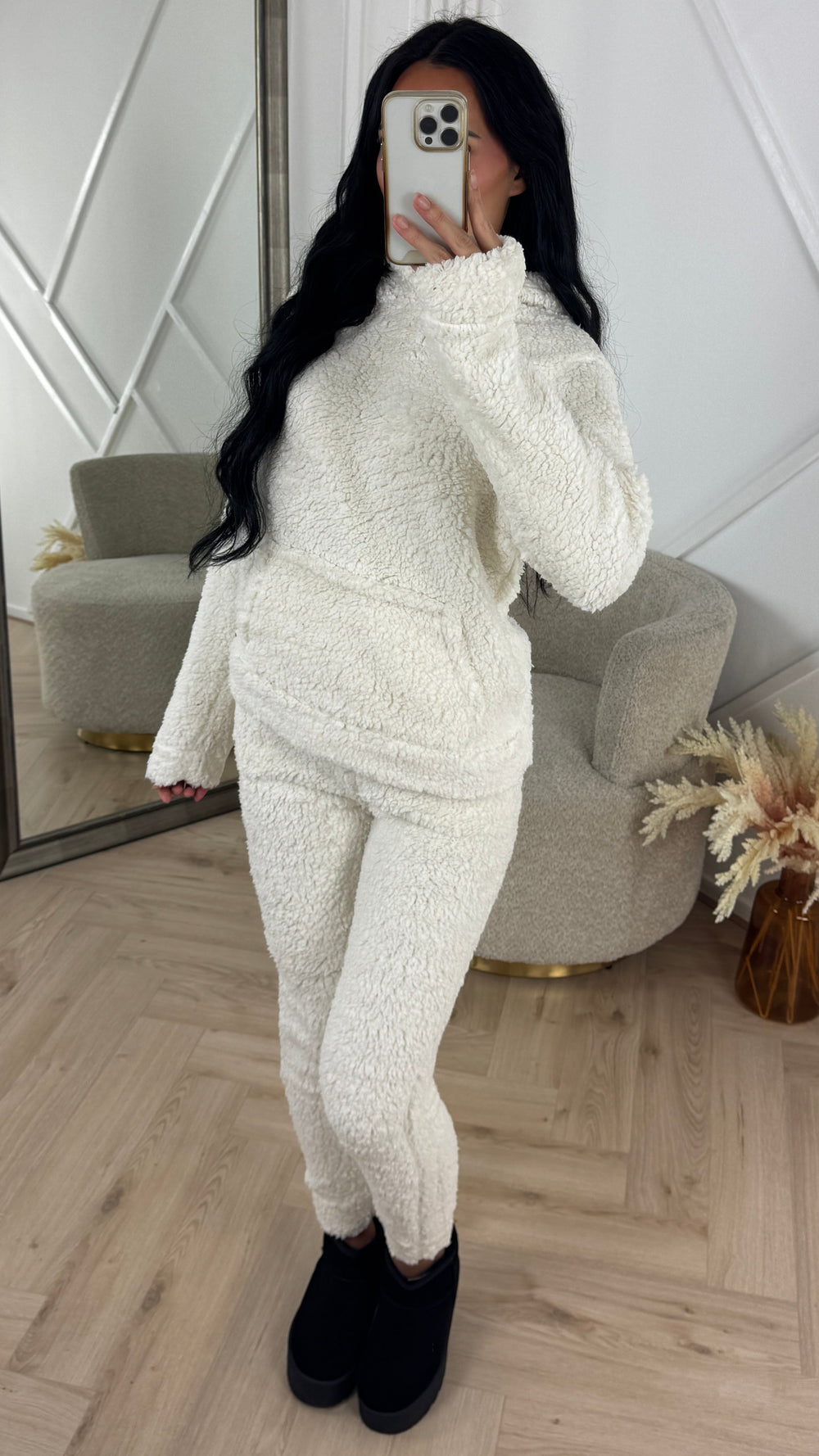 Ensemble Douillet à Capuche – Blanc