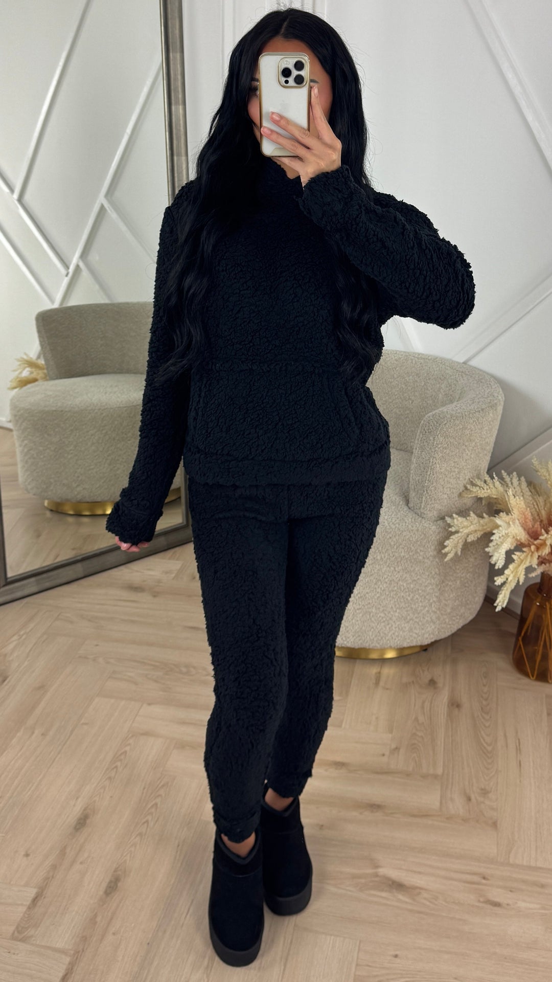 Ensemble Douillet à Capuche – Noir