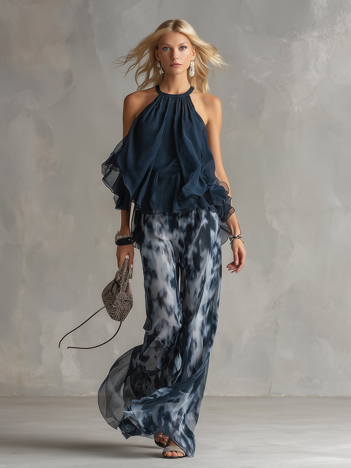 Ensemble Élégant à Volants