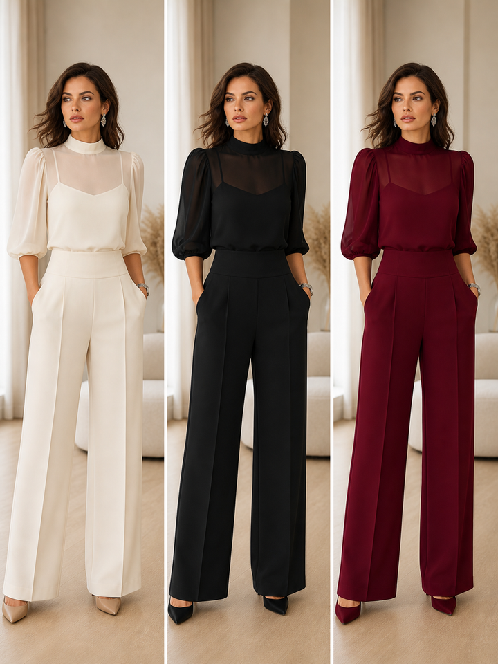Ensemble Élégant Trois Pièces