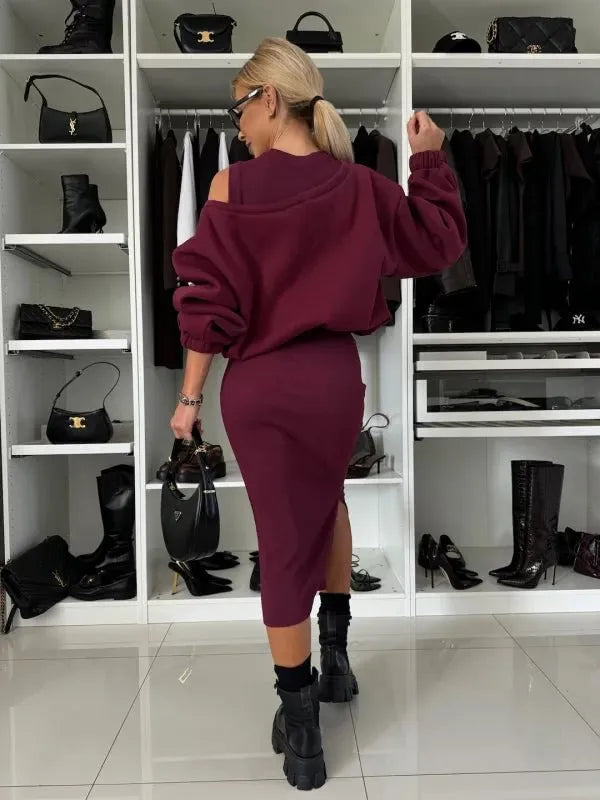 Ensemble Jupe et Pull Moderne