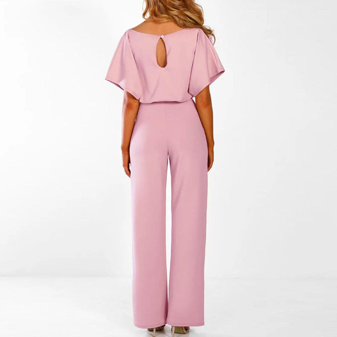 Ensemble Pantalon Élégant Ceinturé