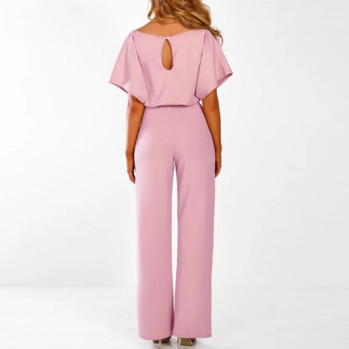 Ensemble Pantalon Élégant Ceinturé