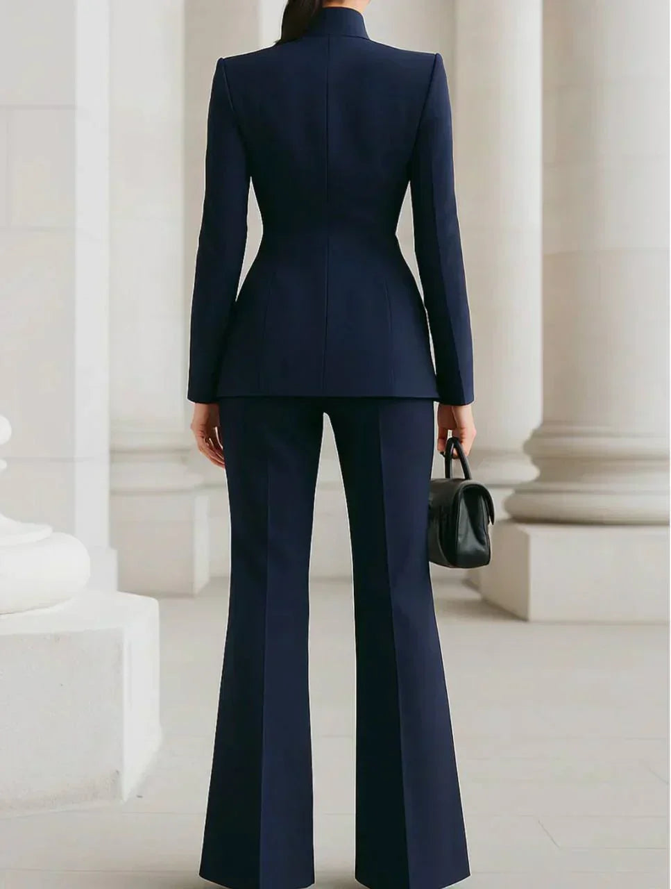 Ensemble Tailleur Col Montant