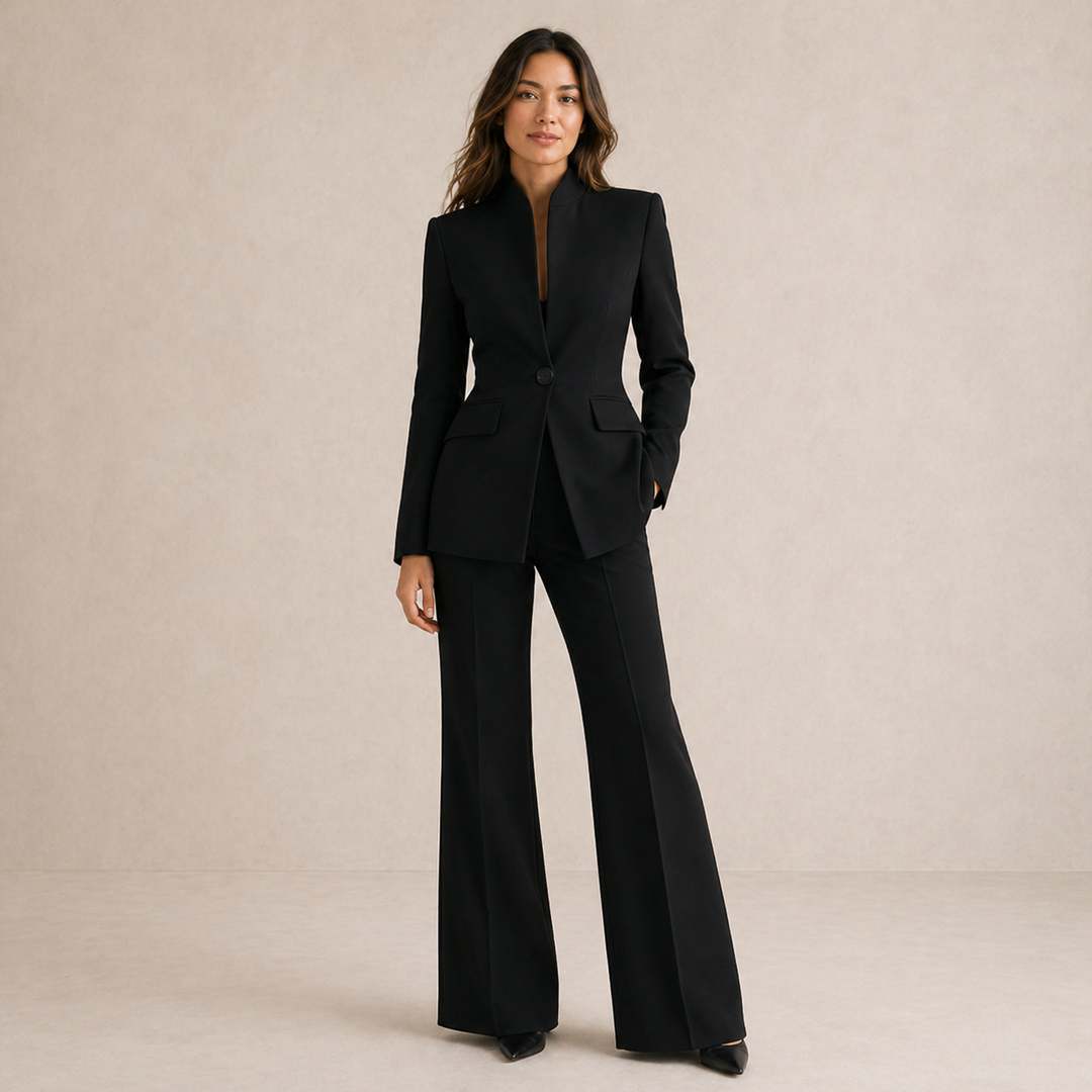 Ensemble Tailleur Col Officier