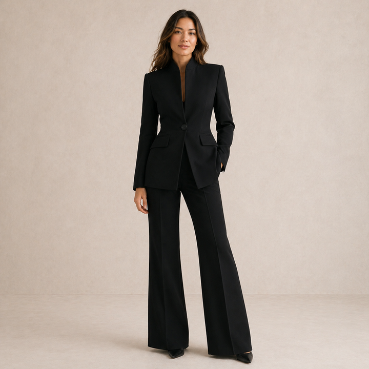 Ensemble Tailleur Col Officier