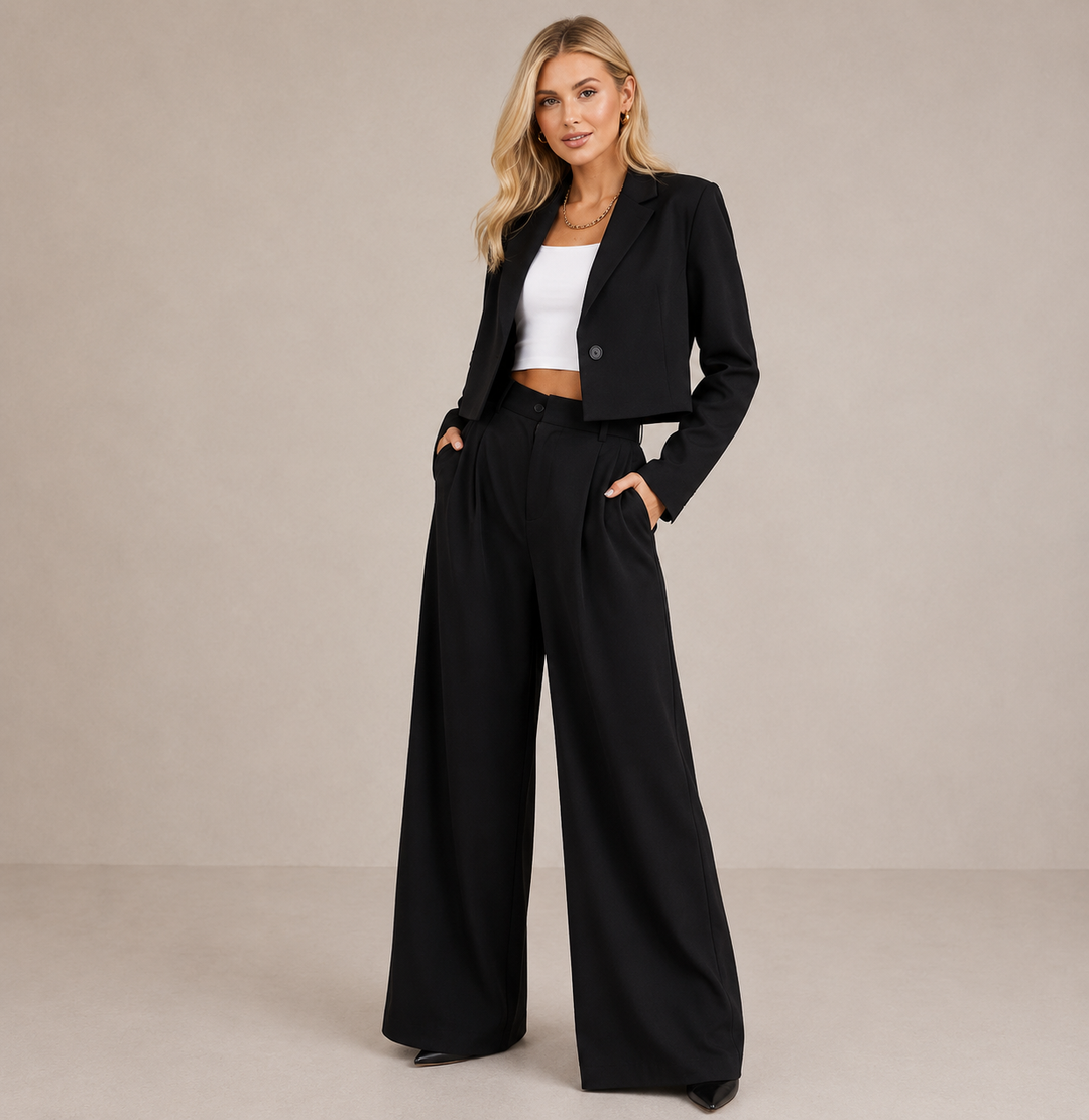 Ensemble Tailleur Moderne – Noir