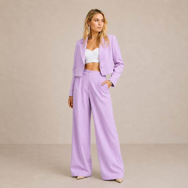 Ensemble Tailleur Moderne – Violeta Claro