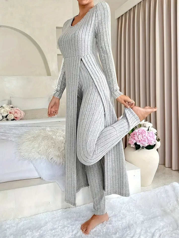 Ensemble Tunique et Pantalon – Gris