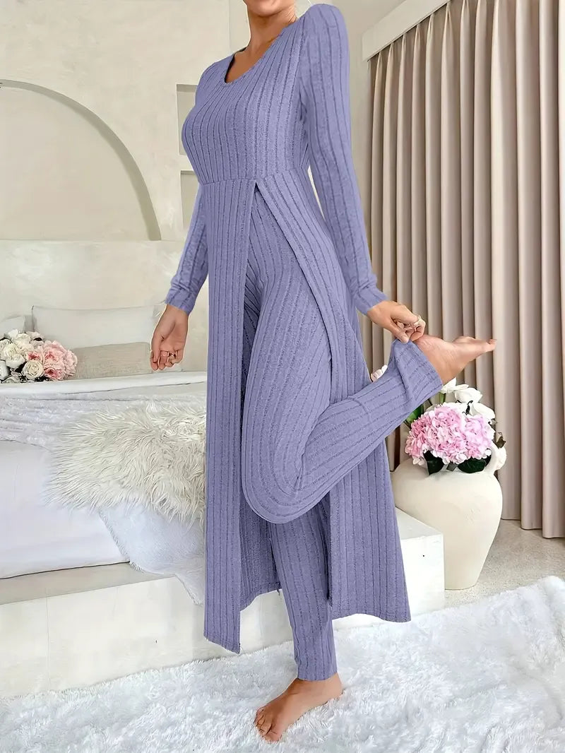 Ensemble Tunique et Pantalon – Violet