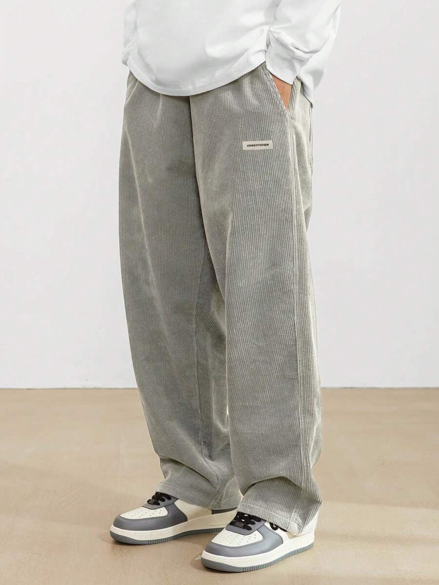 Pantalon Ample Style Urbain – Gris